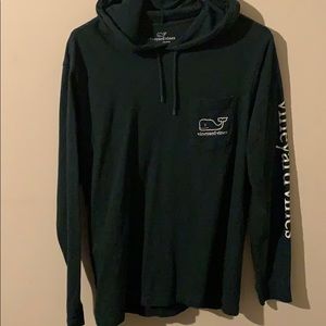 Vineyard Vines Dark Green thin hoodie